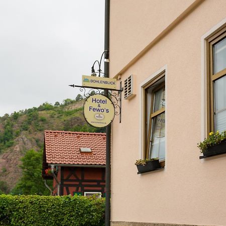 Hotel & Ferienwohnungen Bohlenblick Saalfeld Saale المظهر الخارجي الصورة