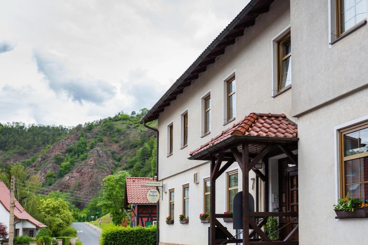 Hotel & Ferienwohnungen Bohlenblick Saalfeld Saale المظهر الخارجي الصورة
