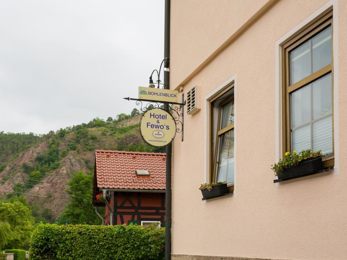 Hotel & Ferienwohnungen Bohlenblick Saalfeld Saale المظهر الخارجي الصورة